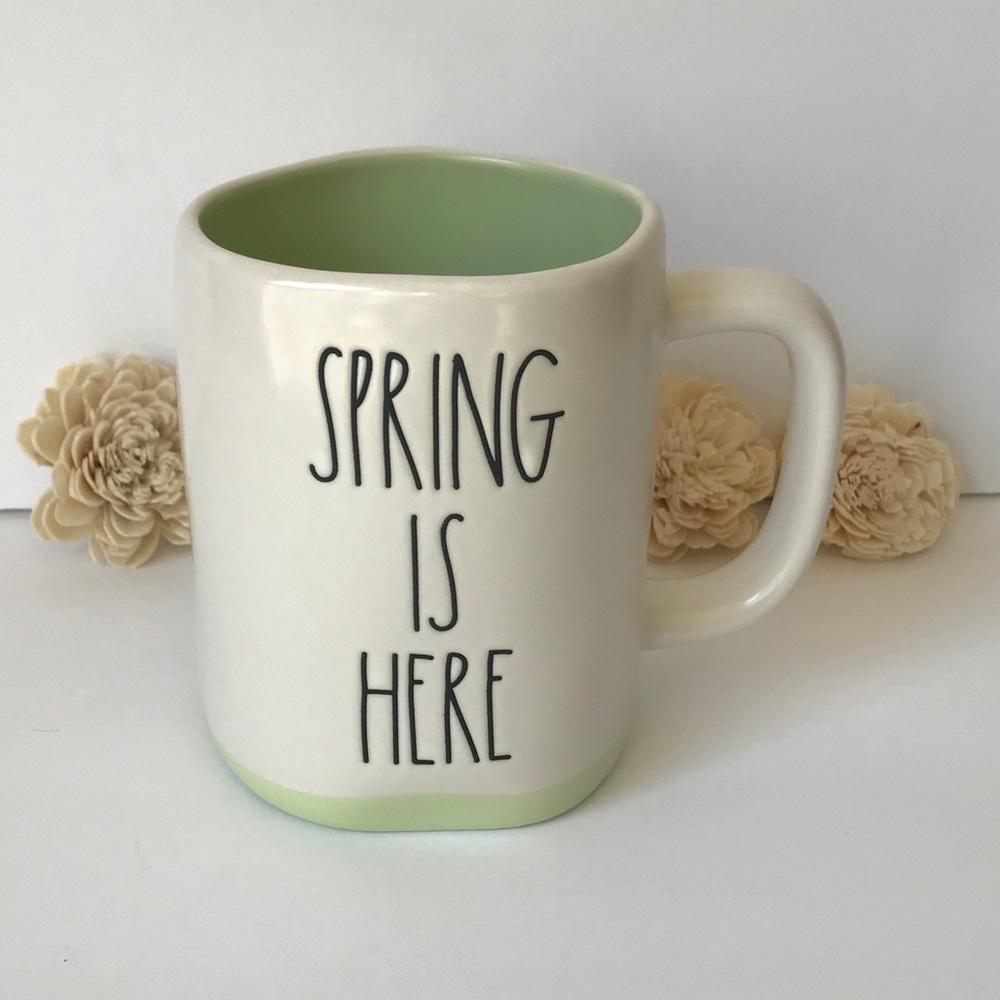 Rae Dunn Sprint Is Here Mug Green Cerámica Mug